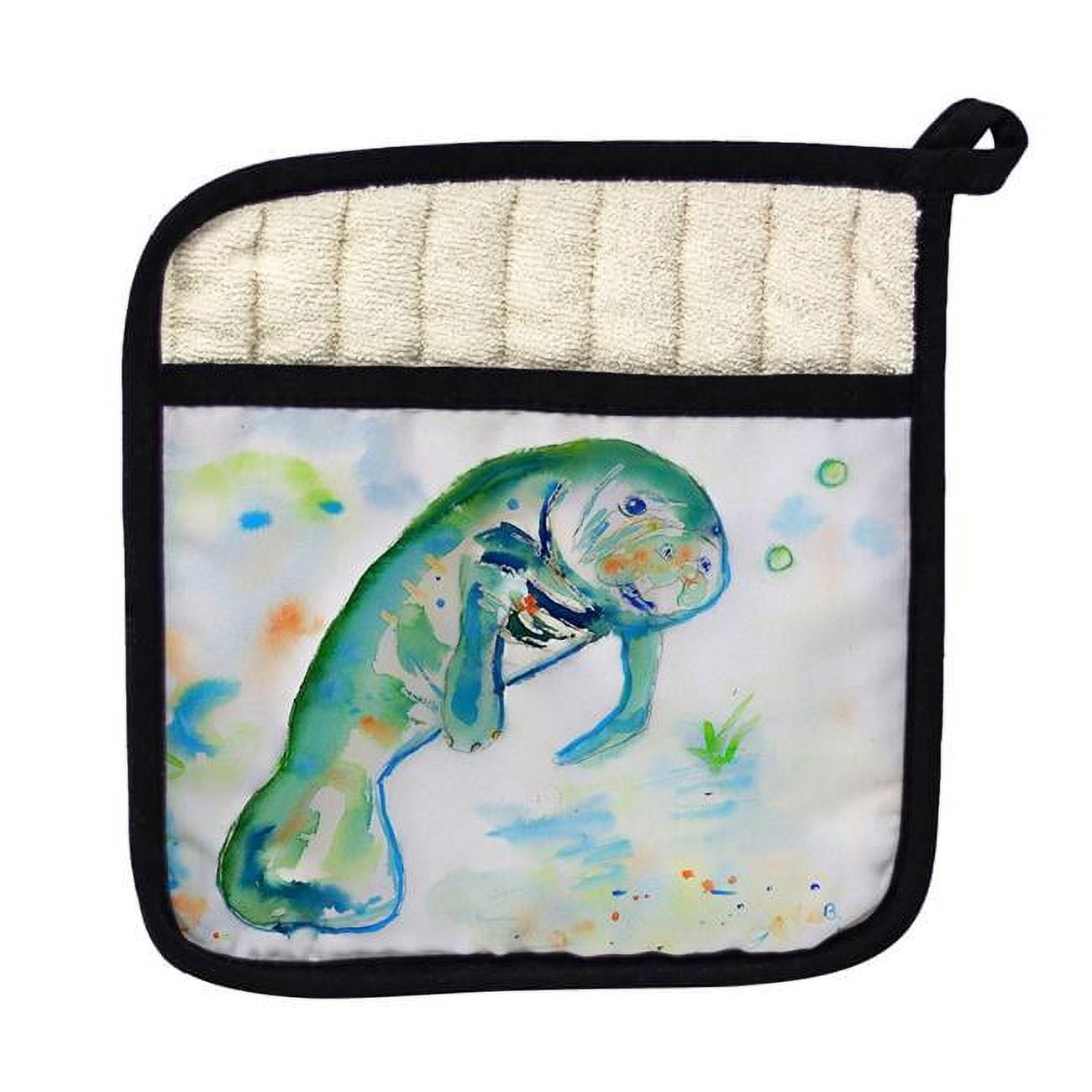 Picture of Betsy Drake PT061 Betsys Manatee Pot Holder