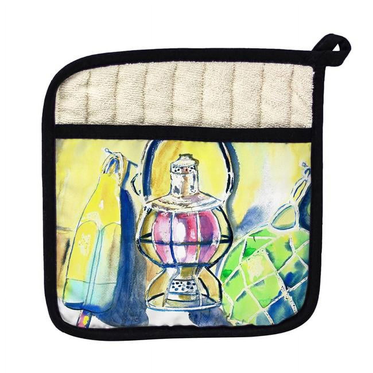 Picture of Betsy Drake PT062 Lantern & Bowies Pot Holder
