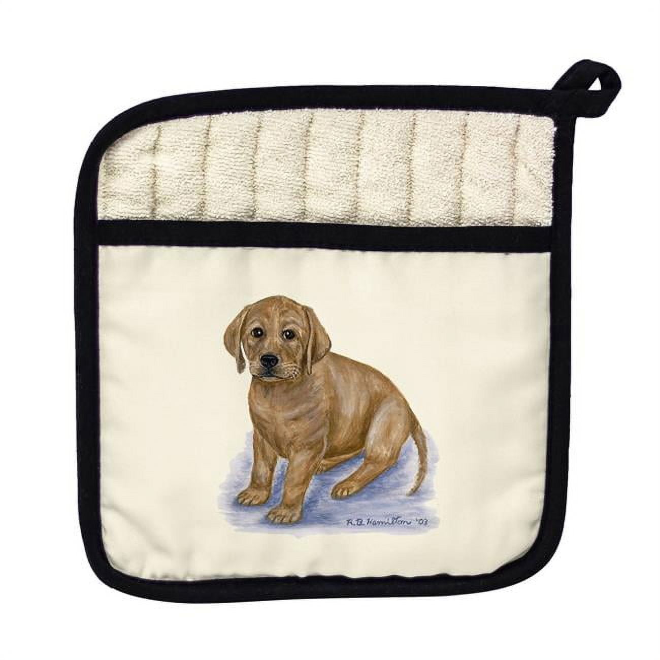 Picture of Betsy Drake PT070 Yellow Lab Pot Holder