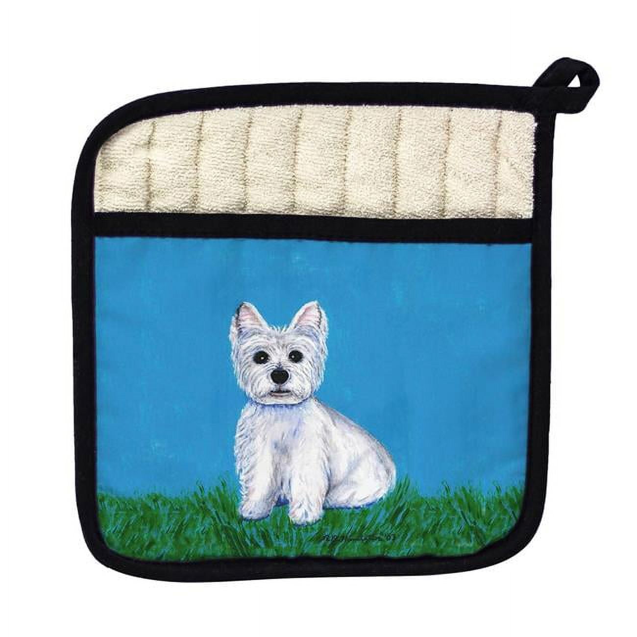 Picture of Betsy Drake PT071 Westie Pot Holder
