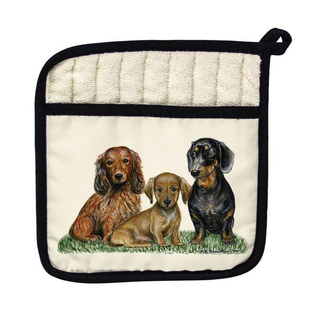Picture of Betsy Drake PT074 Dachshunds Pot Holder