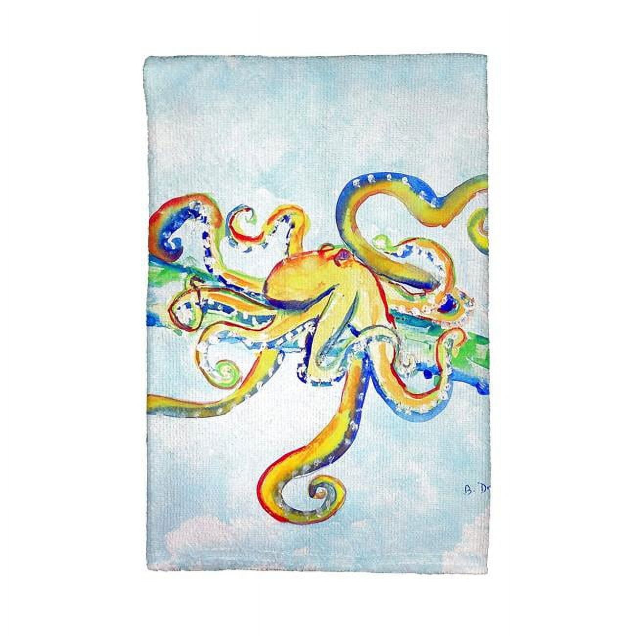 Picture of Betsy Drake KT637 Crazy Octopus Kitchen Towel
