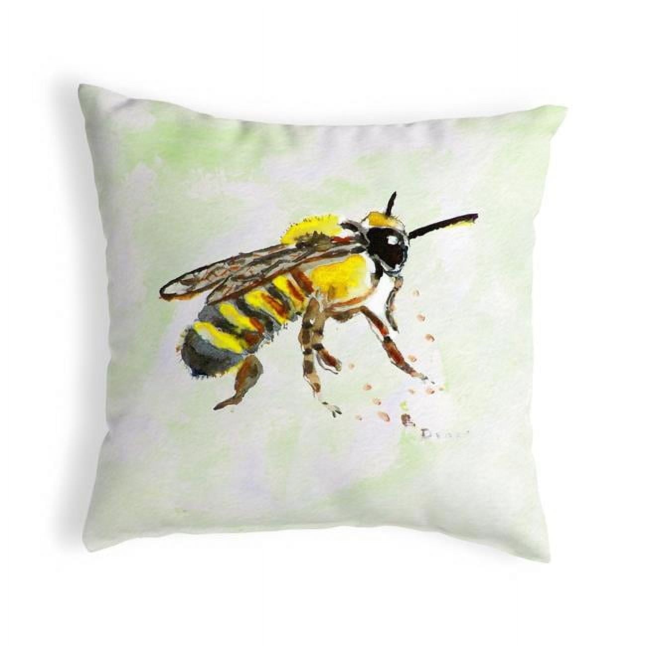 12 x 12 in. Bee Small No-Cord Pillow