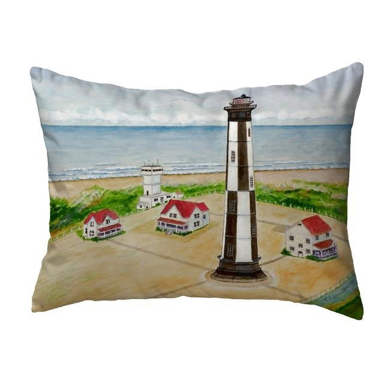 11 x 14 in. Cape Henry Lighthouse Small No-Cord Pillow