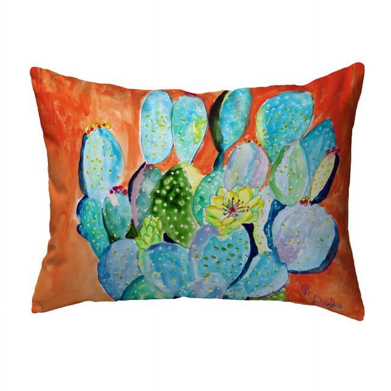 11 x 14 in. Cactus II Non-Corded Indoor & Outdoor Pillow