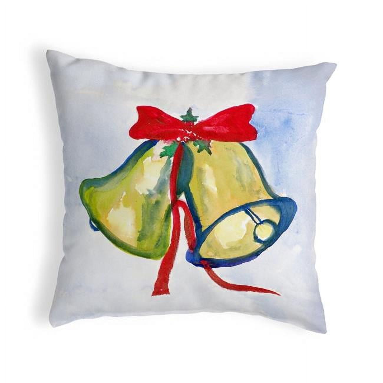 12 x 12 in. Christmas Bells Non-Corded Pillow