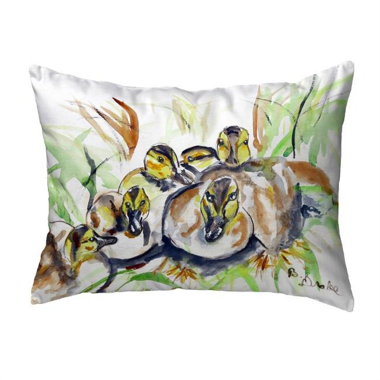 11 x 14 in. Ducklings Small No-Cord Pillow