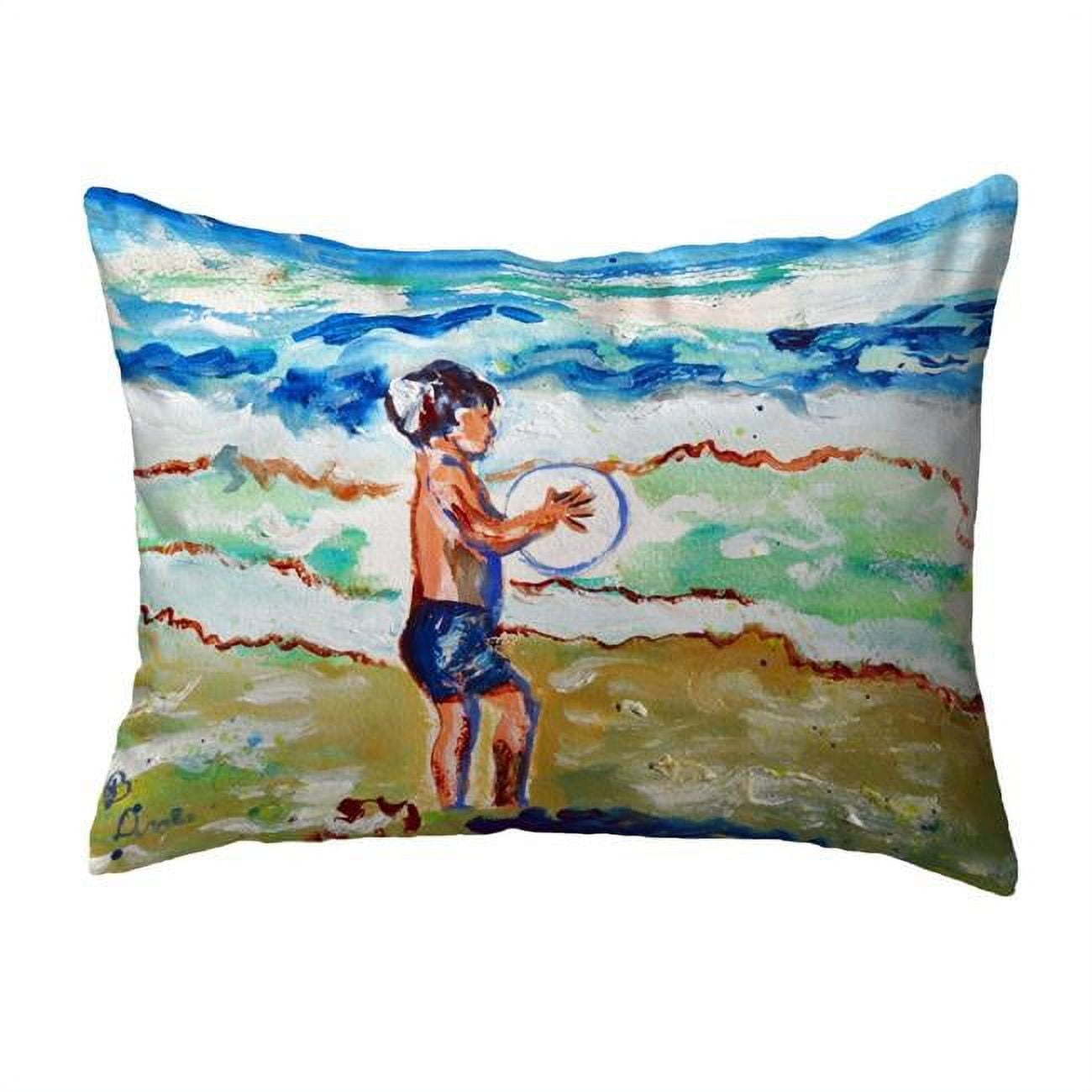 11 x 14 in. Boy & Surf Small No-Cord Pillow