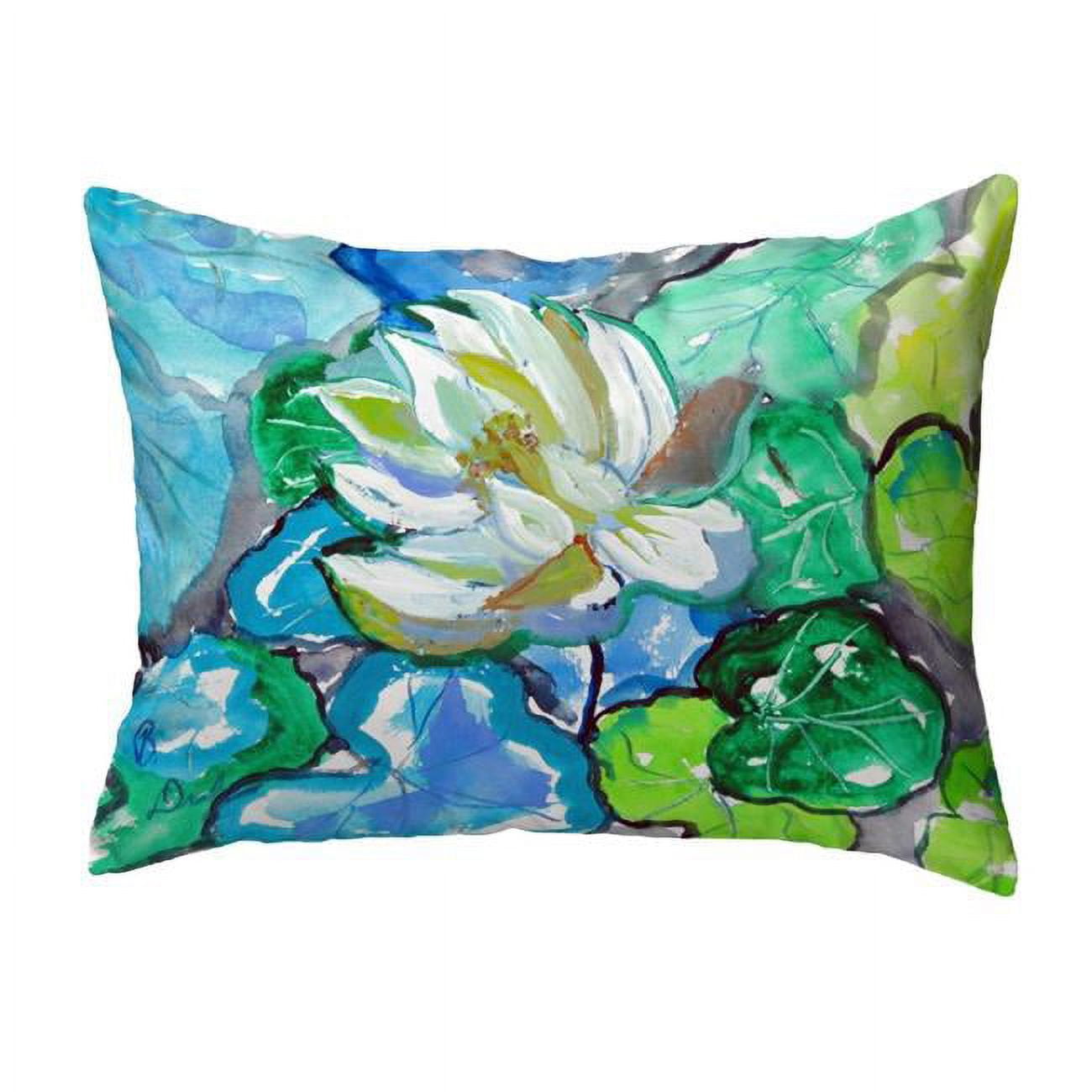 11 x 14 in. White Lily Non-Corded Pillow