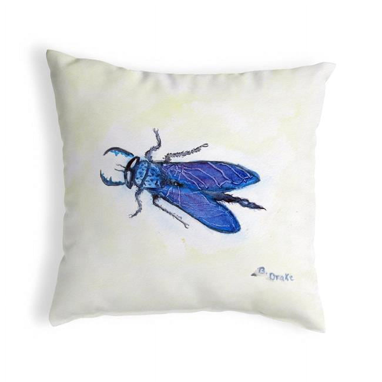 12 x 12 in. House Fly Small No-Cord Pillow