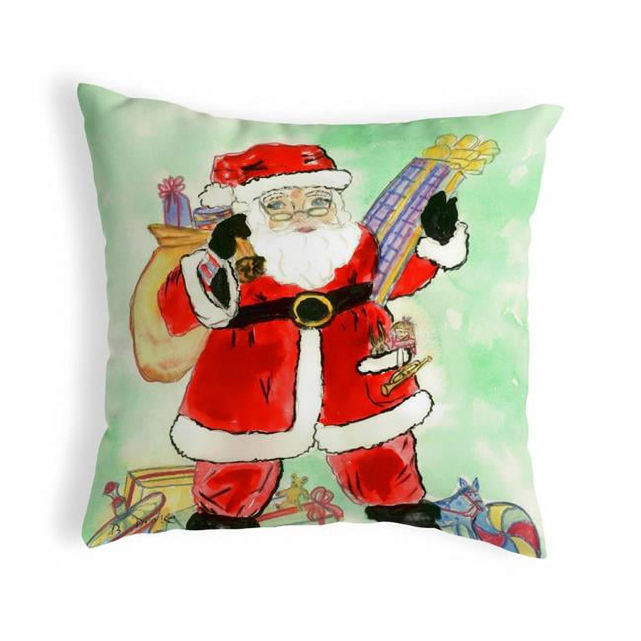 12 x 12 in. Santa Small No-Cord Pillow