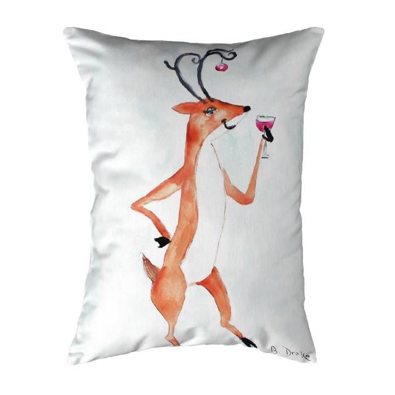11 x 14 in. Deer Party Small No-Cord Pillow