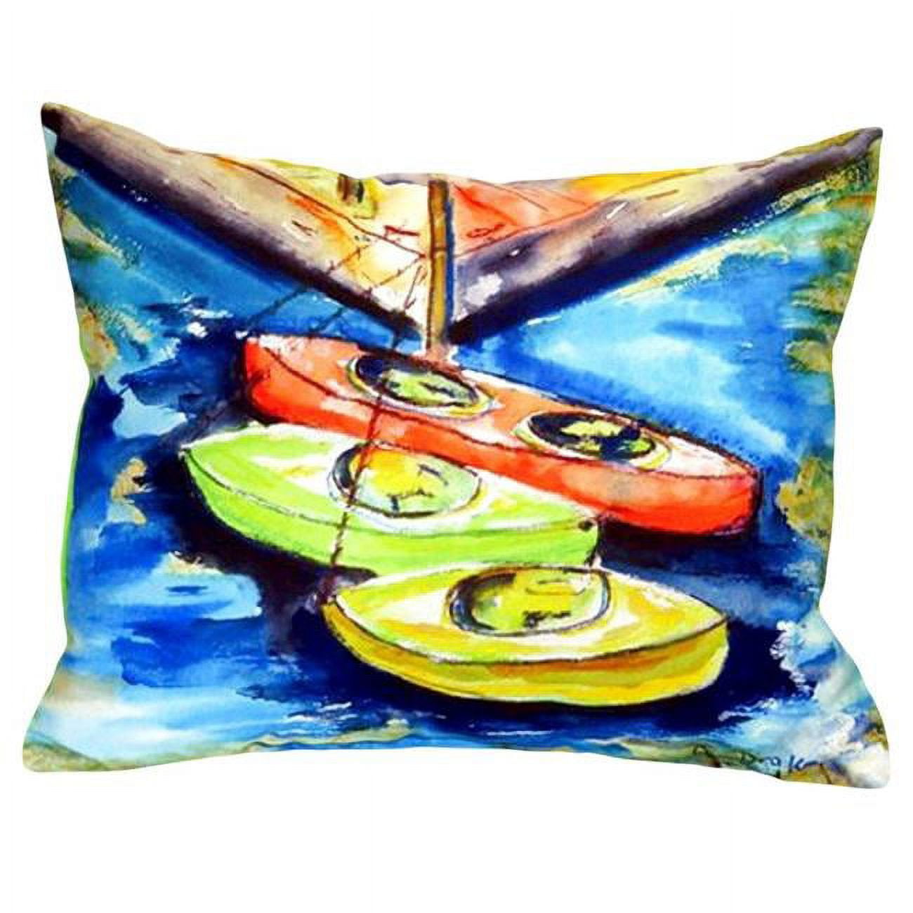 11 x 14 in. Kayaks Small No-Cord Pillow