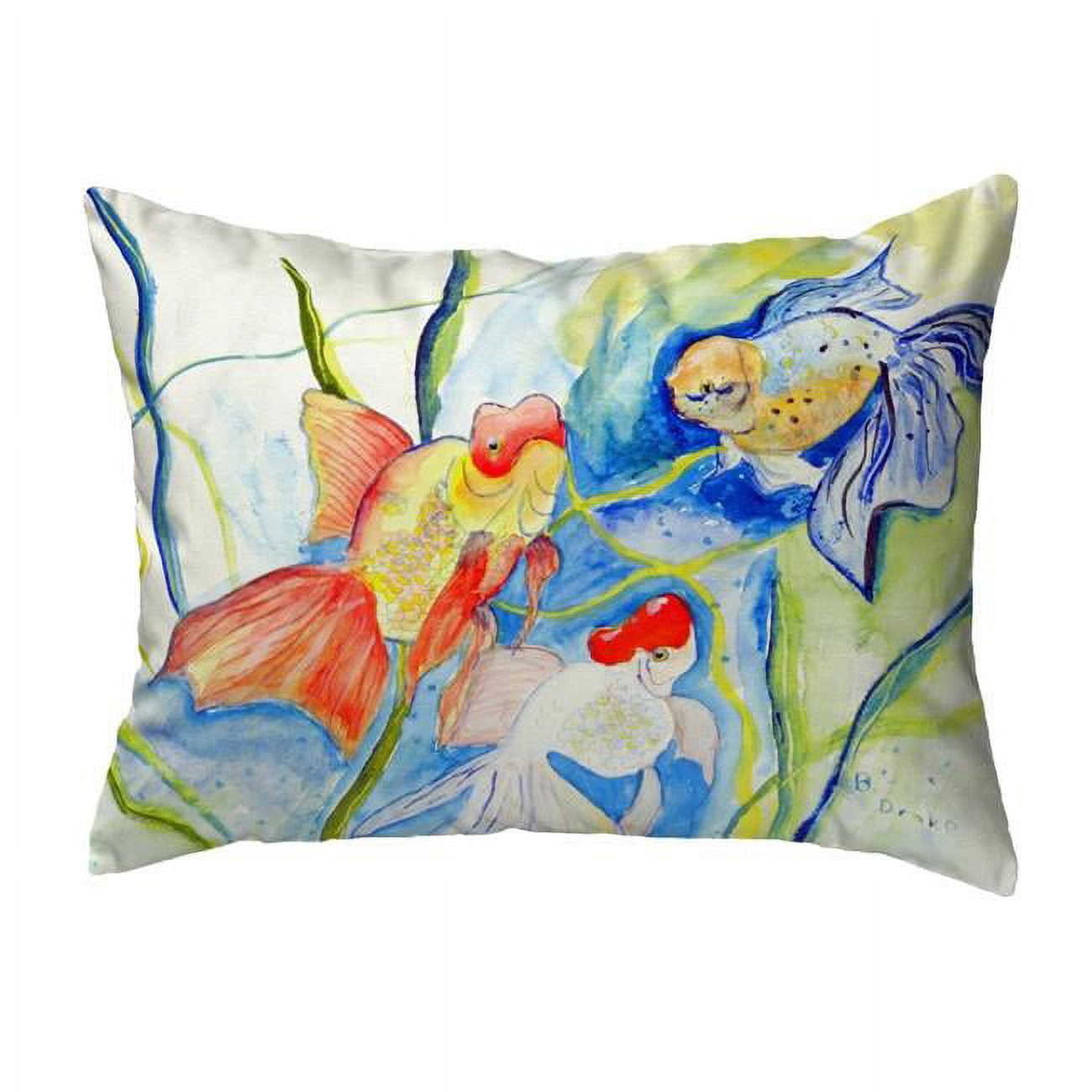 11 x 14 in. Fantails Small No-Cord Pillow