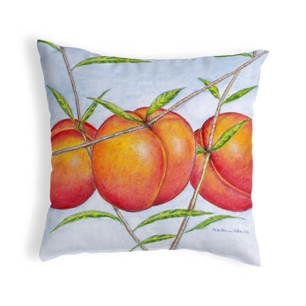 12 x 12 in. Peaches Non-Corded Pillow