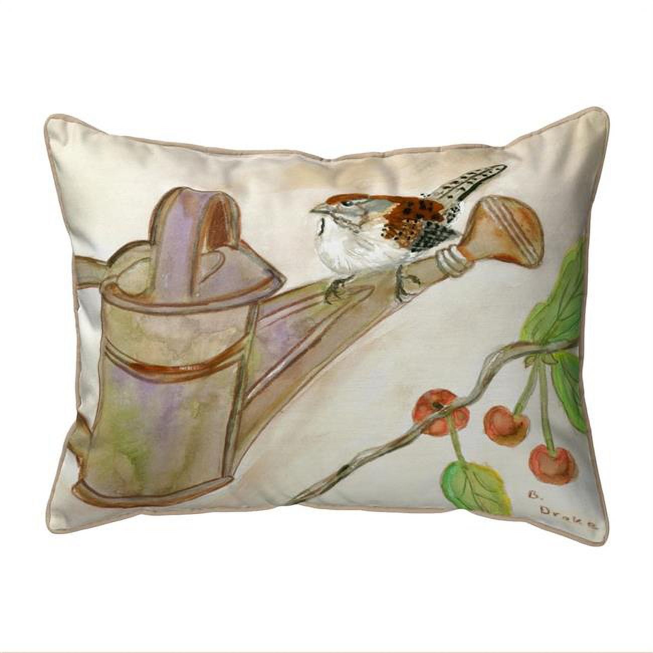 20 x 24 in. Carolina Wren Extra Large Zippered Pillow