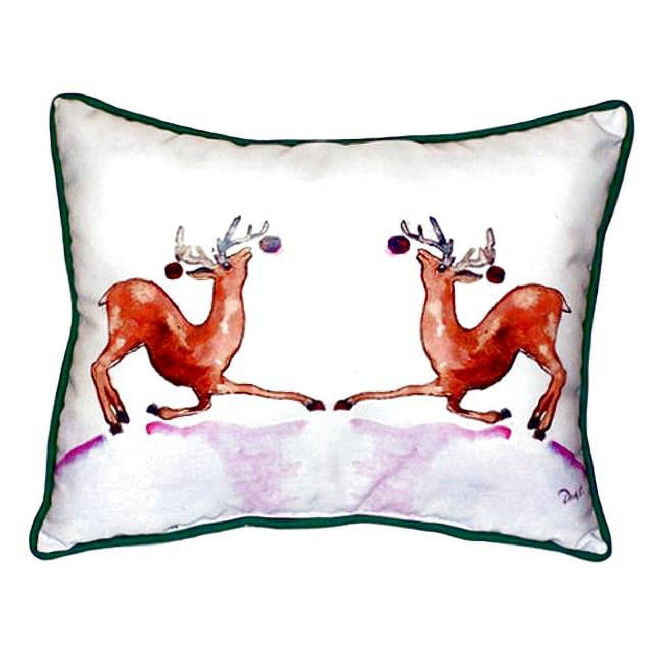 20 x 24 in. Dancing Deer Extra Large Zippered Pillow