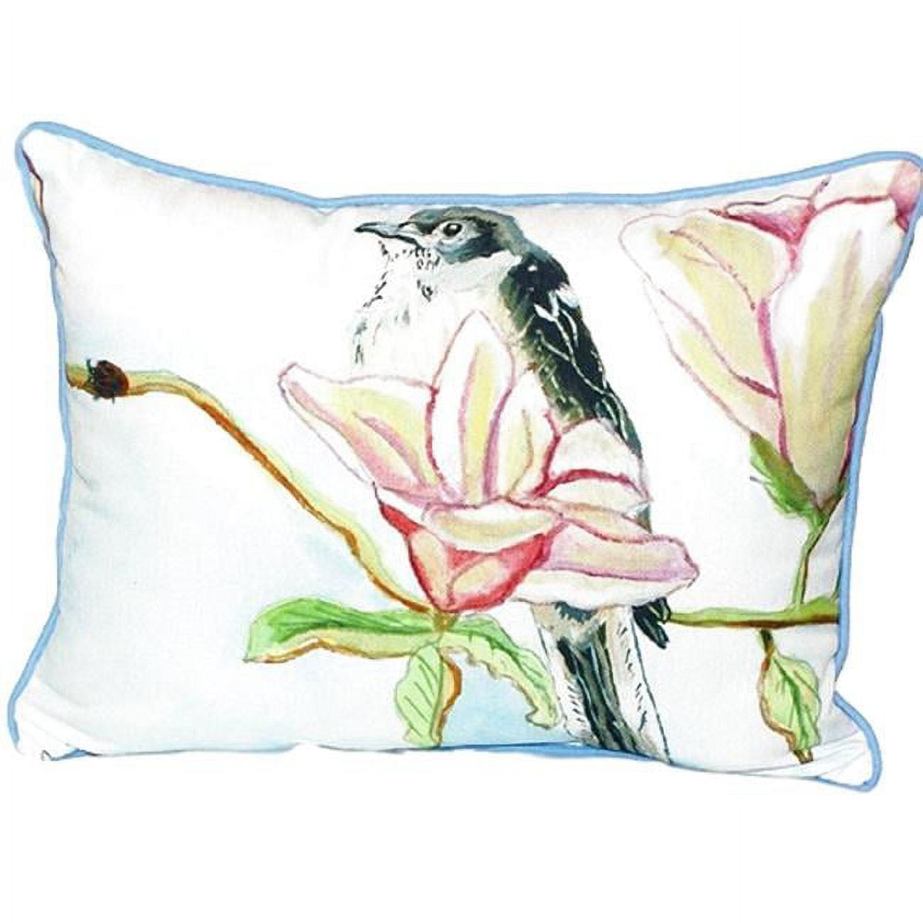 ZP402 20 x 24 in. Betsys Mockingbird Extra Large Zippered Pillow