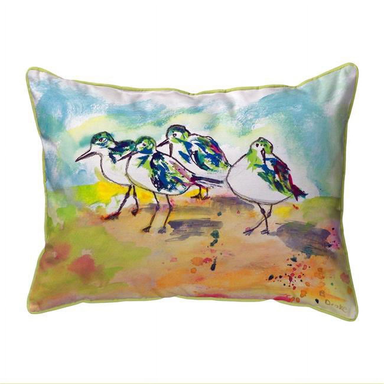 20 x 24 in. Sanderlings Extra Large Zippered Pillow