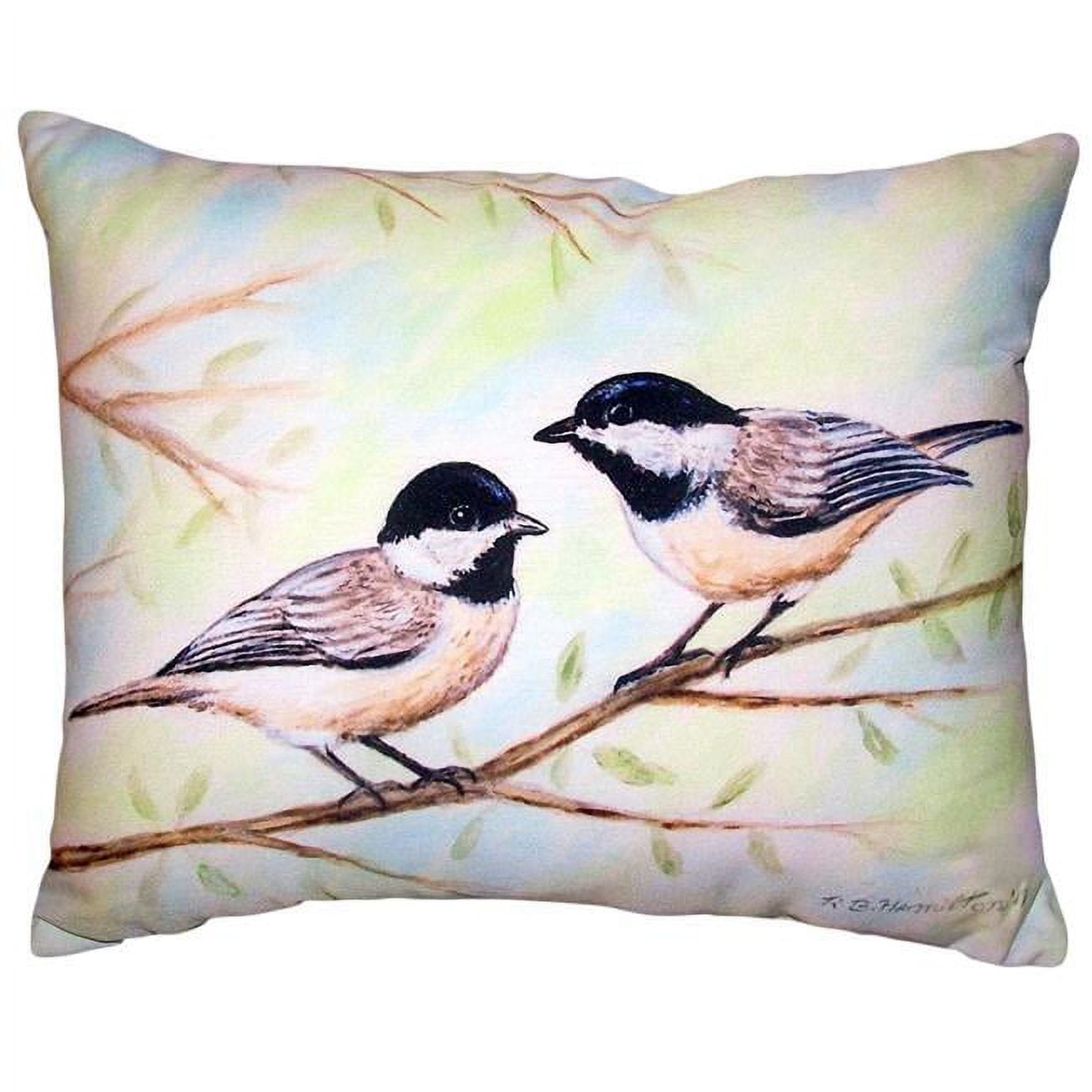 16 x 20 in. Dicks Chickadees No Cord Pillow