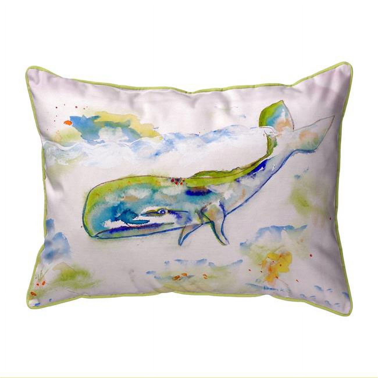 20 x 24 in. Whale Extra Large Zippered Pillow