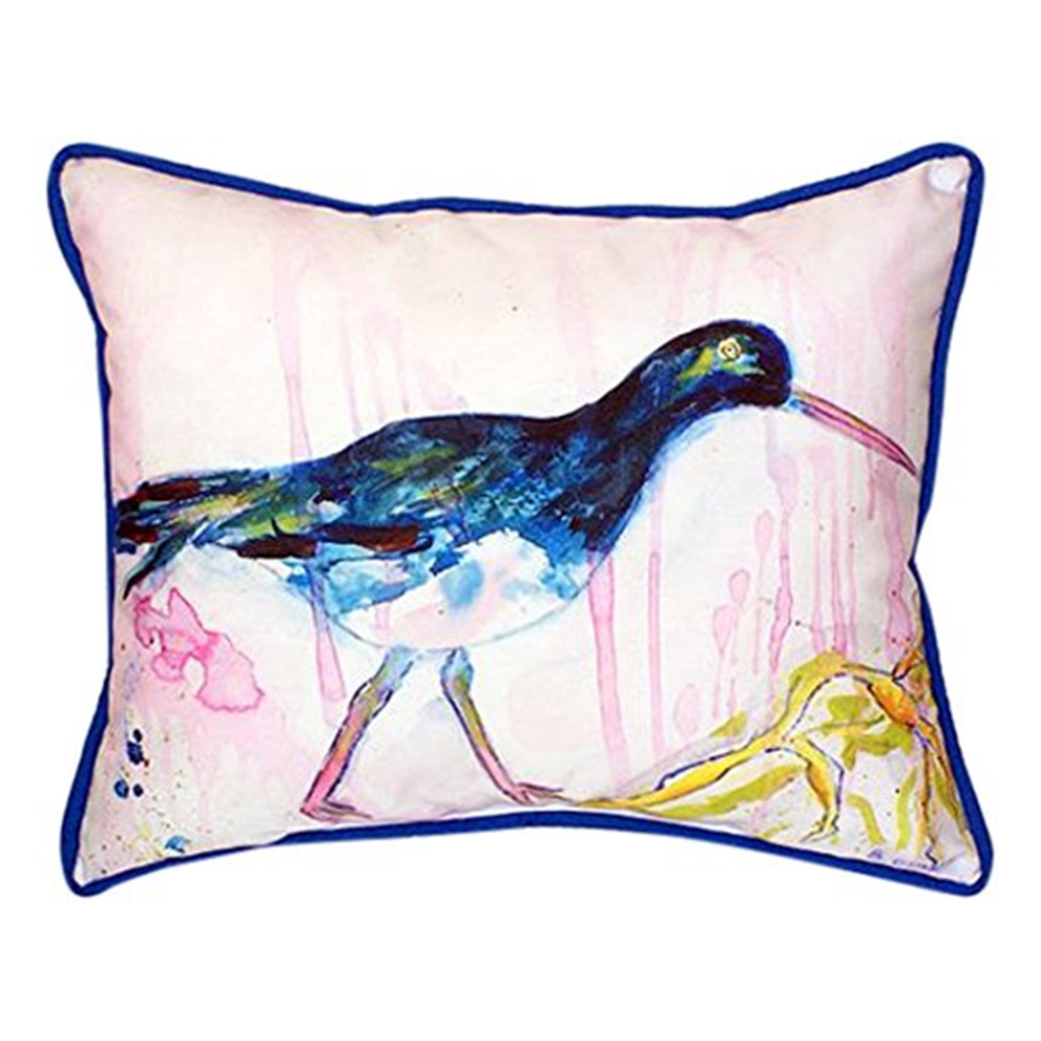 16 x 20 in. Black Shore Bird Large Indoor & Outdoor Pillow