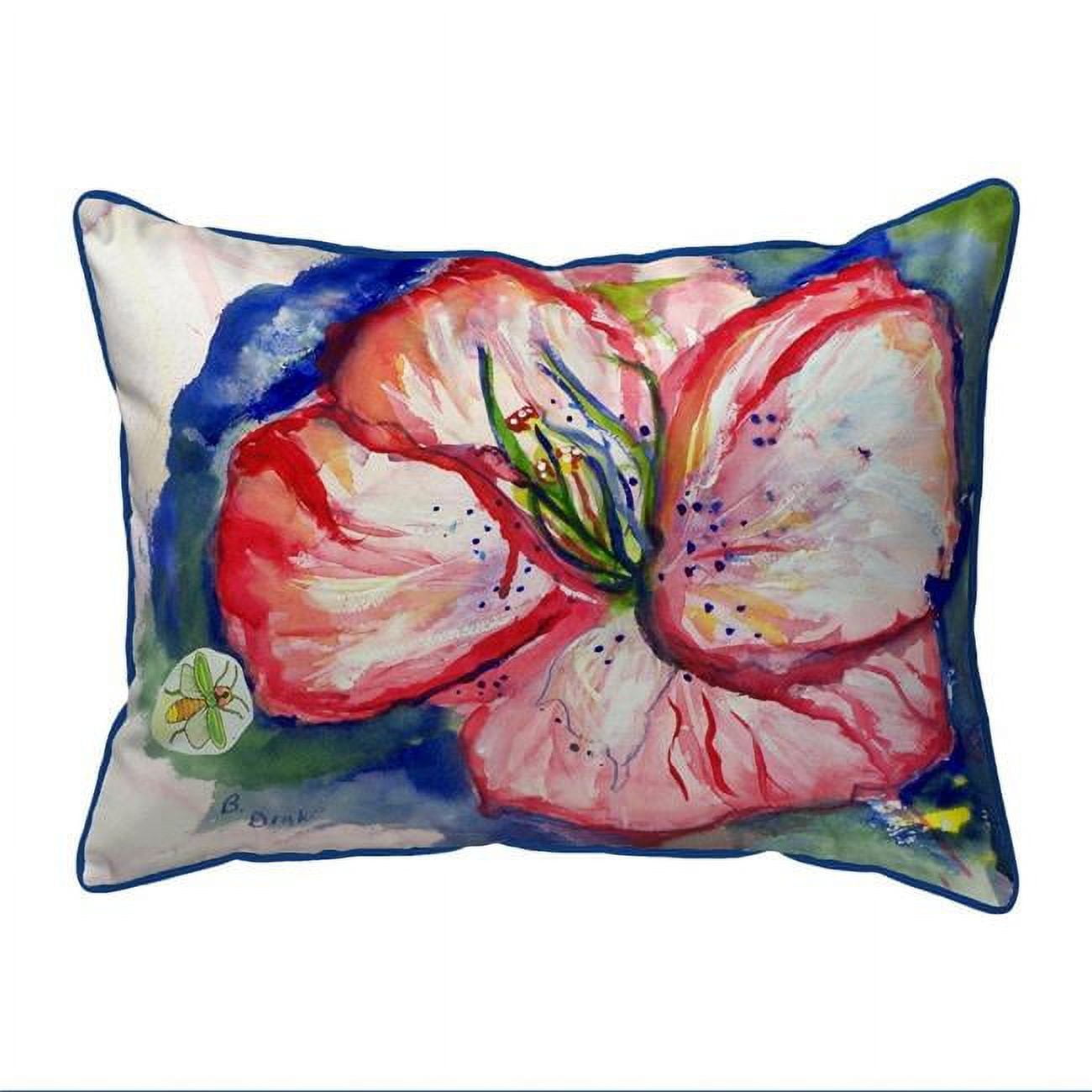 20 x 24 in. Hibiscus Extra Large Zippered Pillow