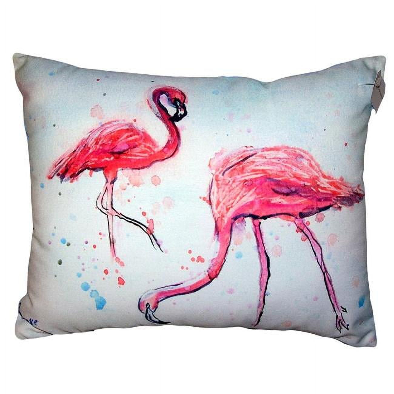 16 x 20 in. Funky Flamingos No Cord Pillow