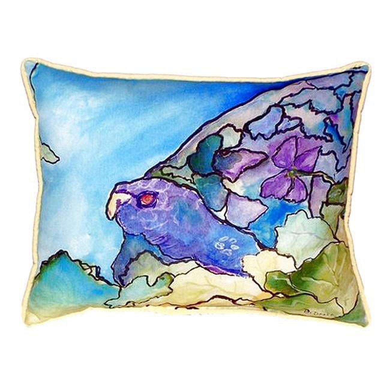 16 x 20 in. Purple Turtle Large Indoor & Outdoor Pillow