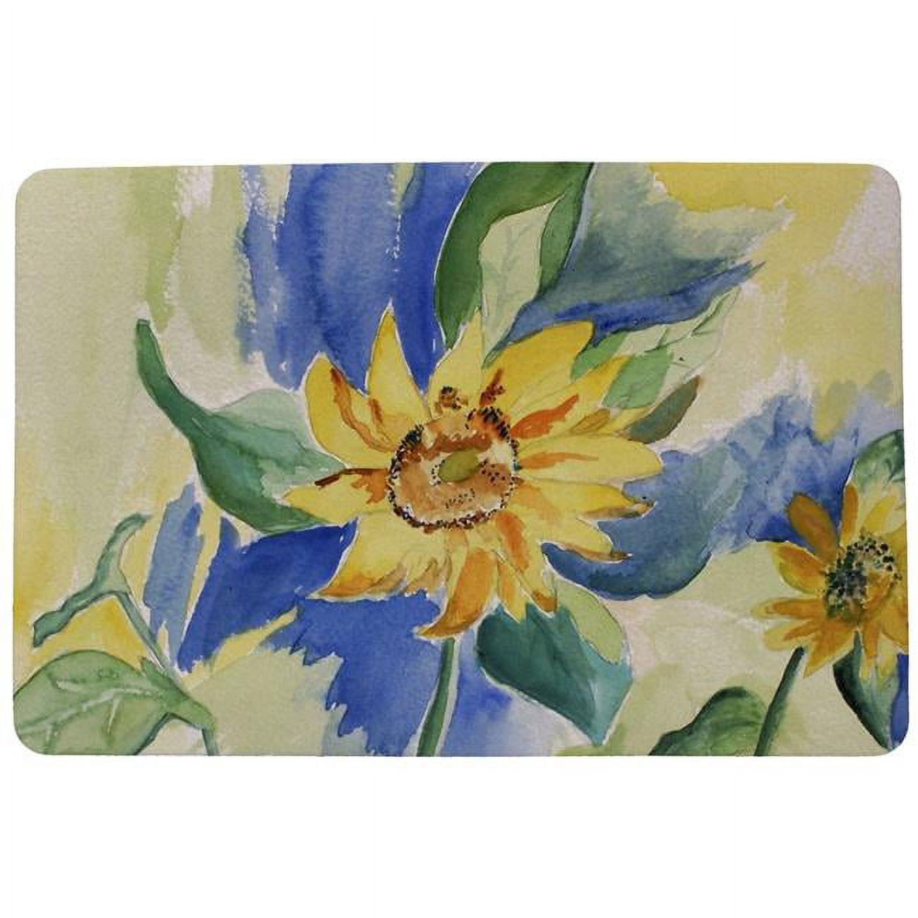 Betsy Drake Garden Sunflower Doormat