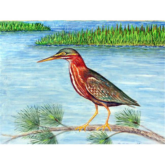 18 x 26 in. Green Heron II Door Mat