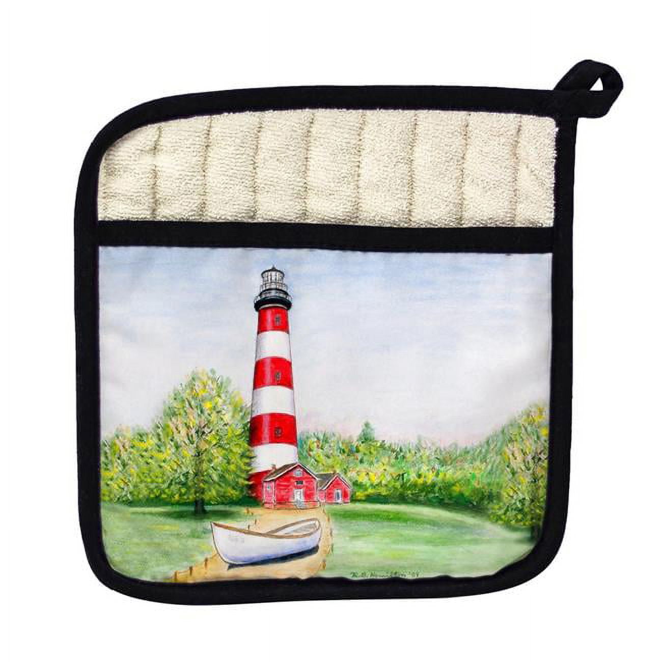 Picture of Betsy Drake PT101 Chincoteague Lighthouse VA Pot Holder