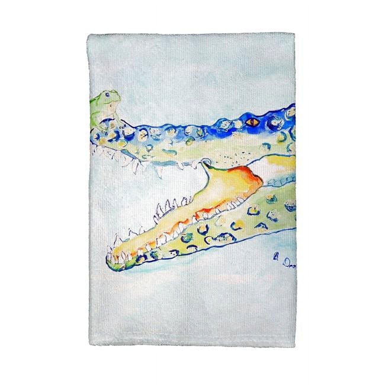 Picture of Betsy Drake KT1004 Croc & Frog Kitchen Towel