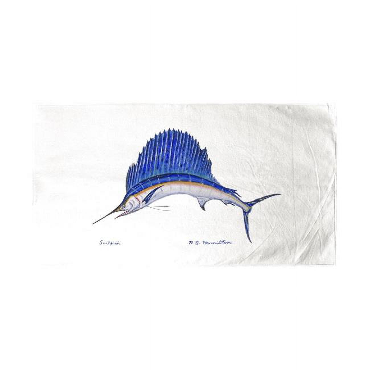 BT006 Sailfish Beach Towel