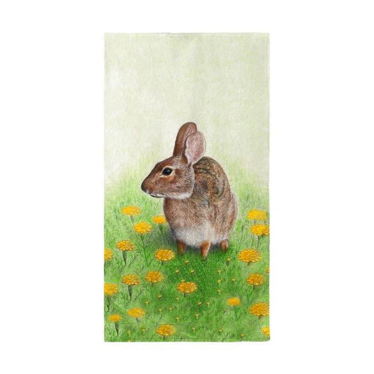 BT053L Rabbit Left Beach Towel