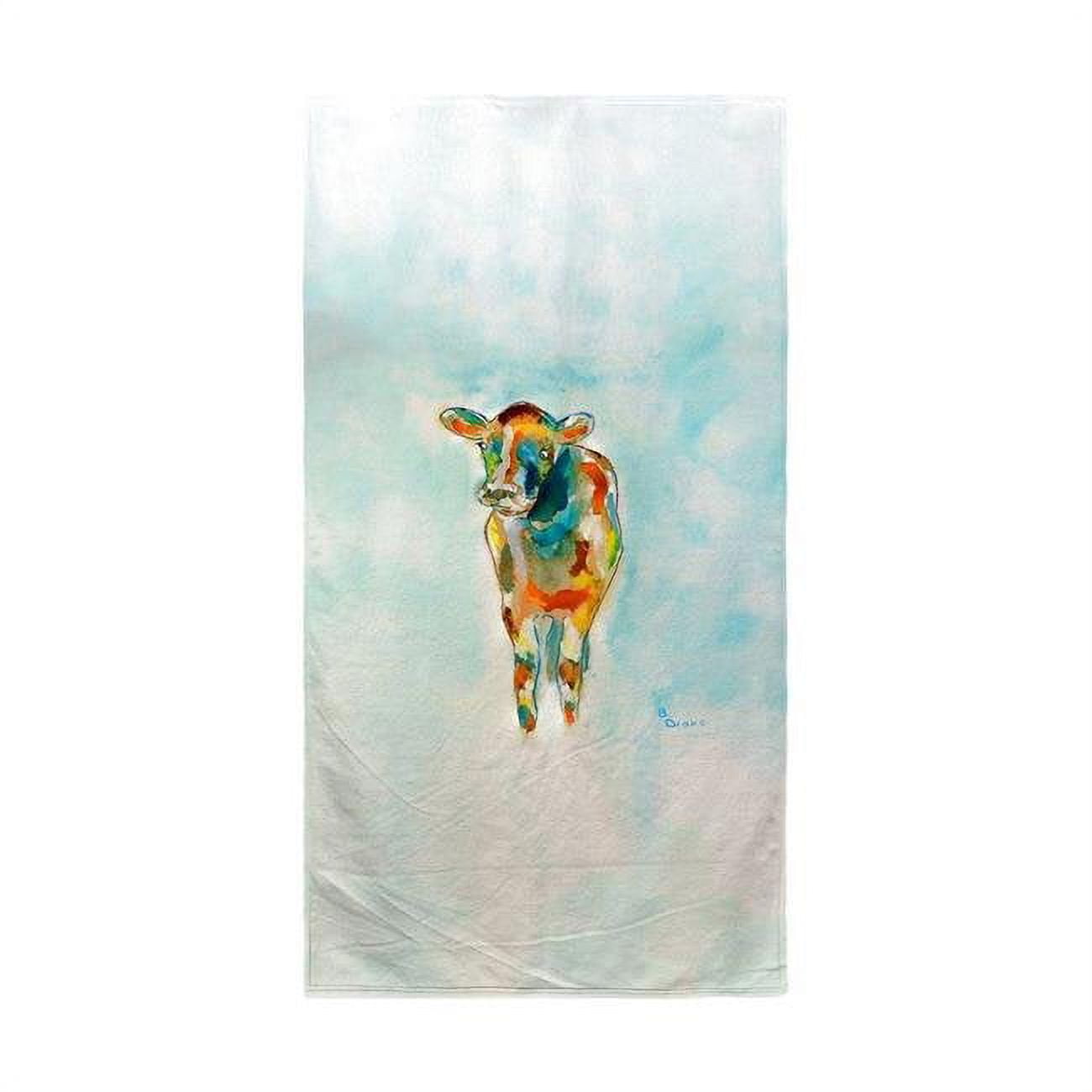 Betsys Cow Beach Towel