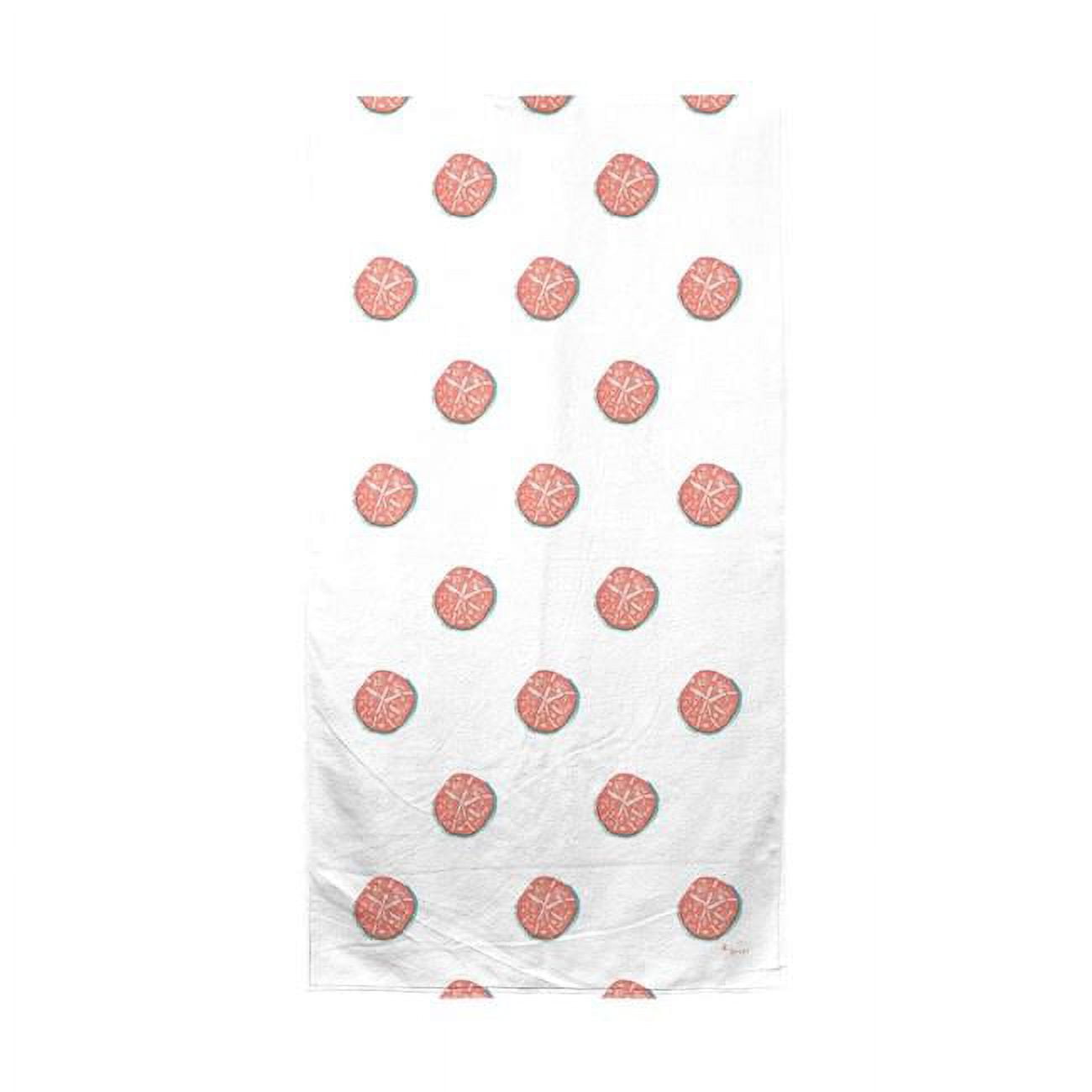 Coral Sand Dollar Beach Towel