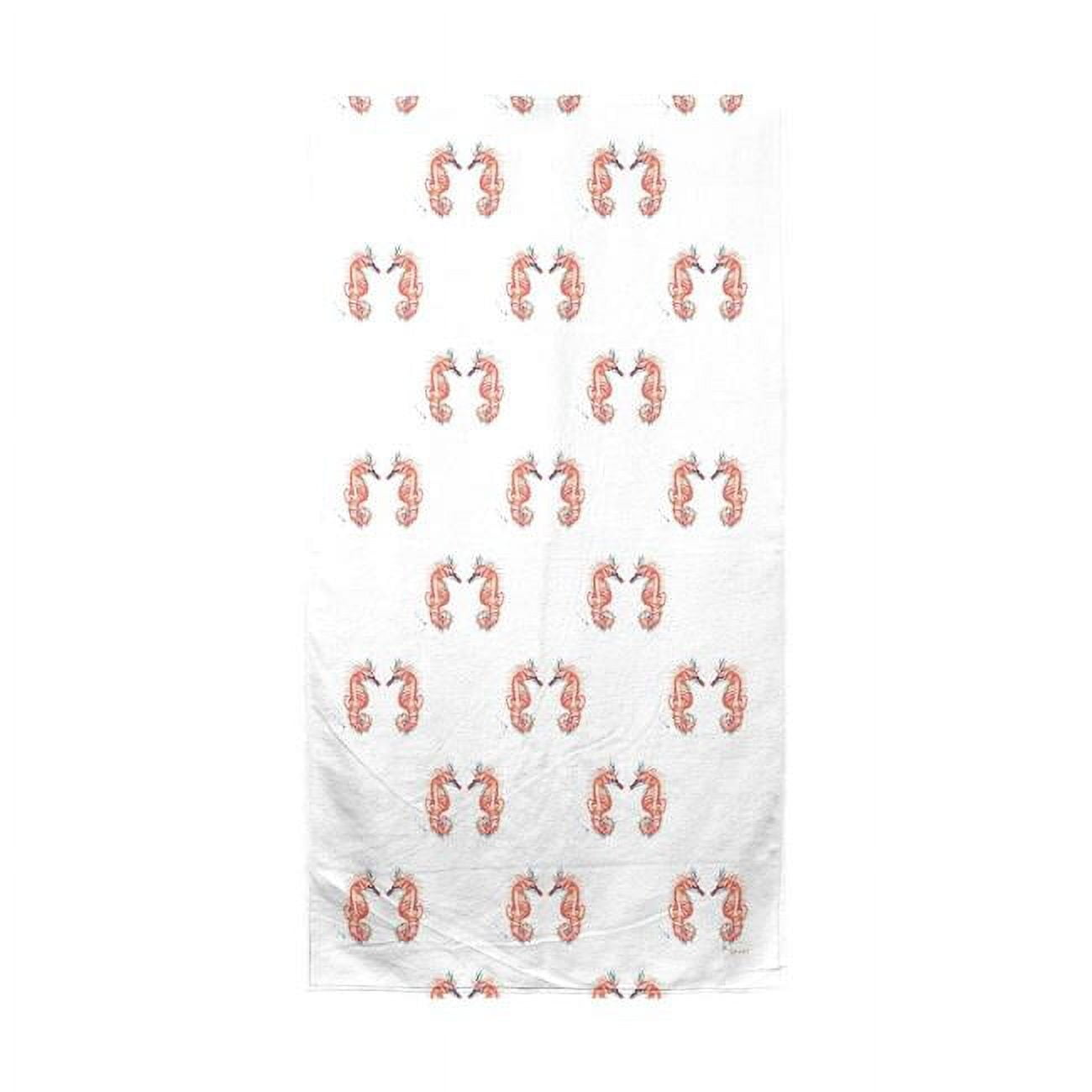 Coral Sea Horse Beach Towel