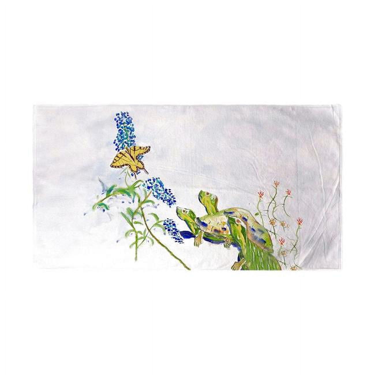 Turtles & Butterfly Beach Towel