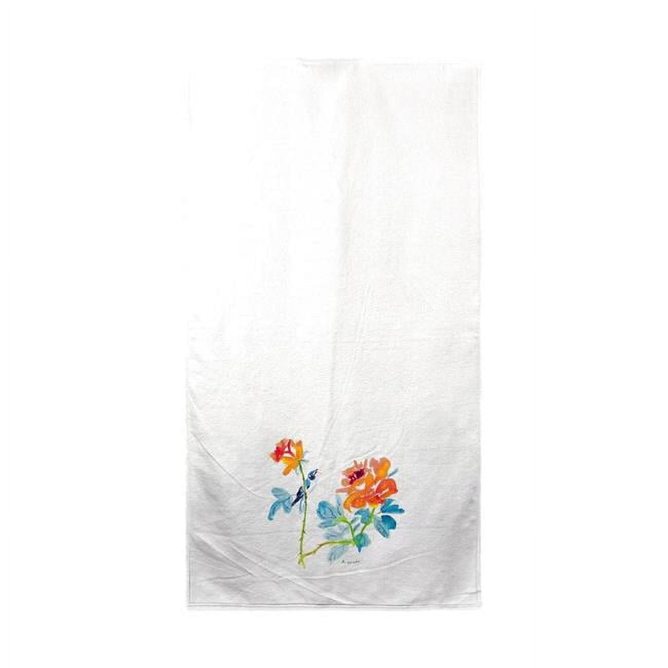 BT490 Bird & Roses Beach Towel