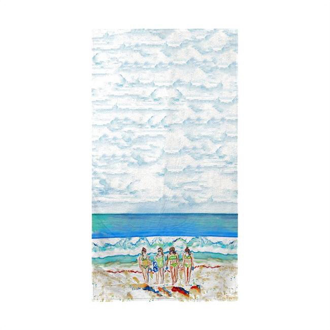 The Girls Walking Beach Towel