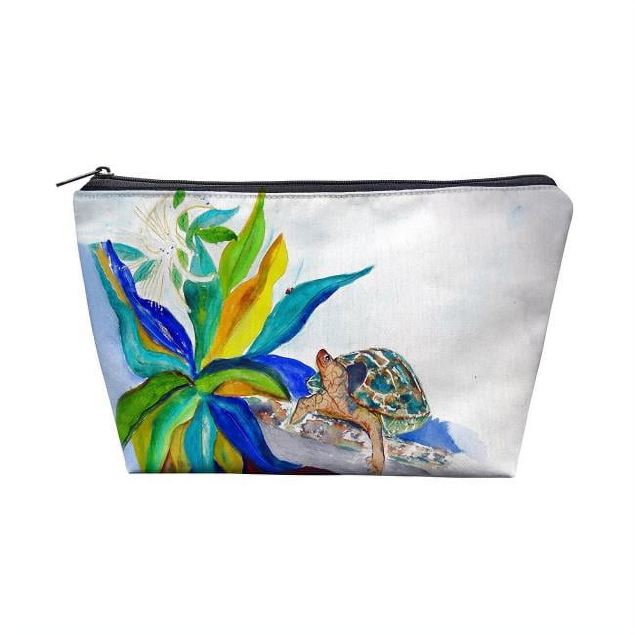 PC1071 8.5 x 6 in. Turtle & Lily Pouch
