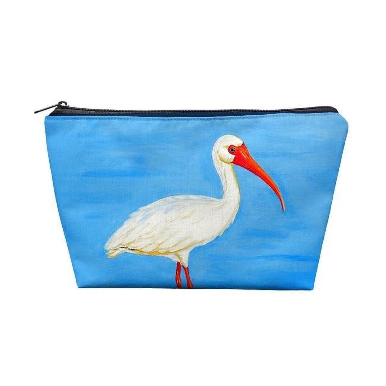 8.5 x 6 in. Posing White Ibis Pouch