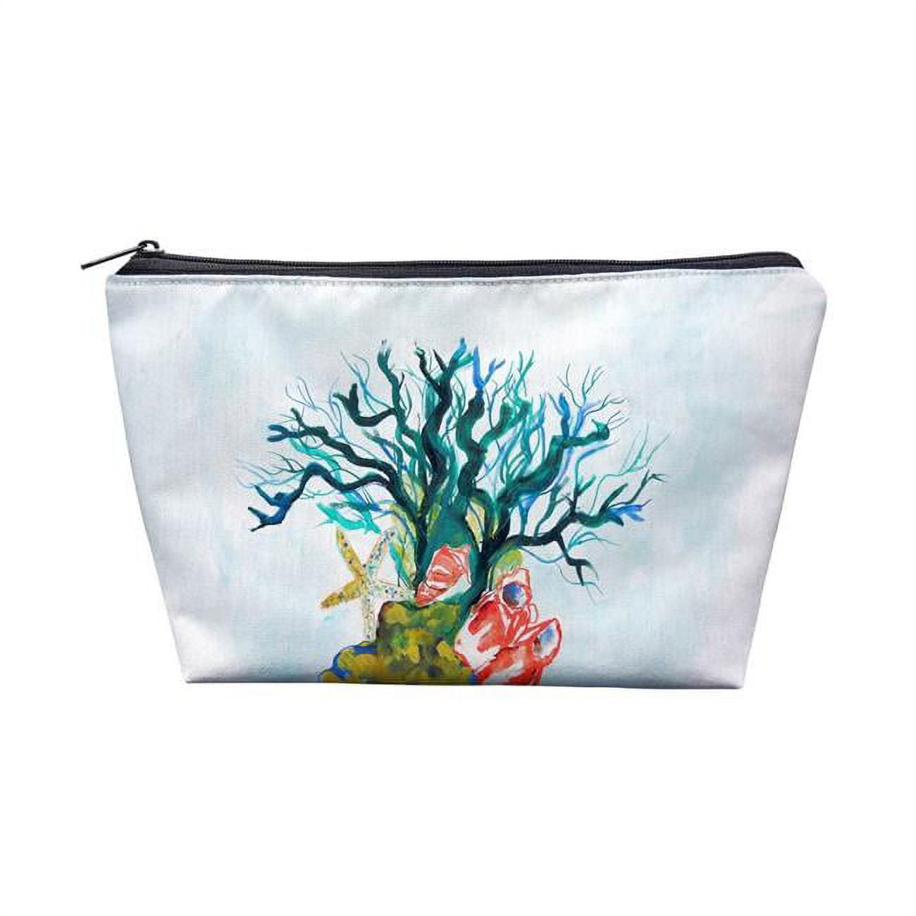 8.5 x 6 in. Starfish, Coral, Shells Pouch