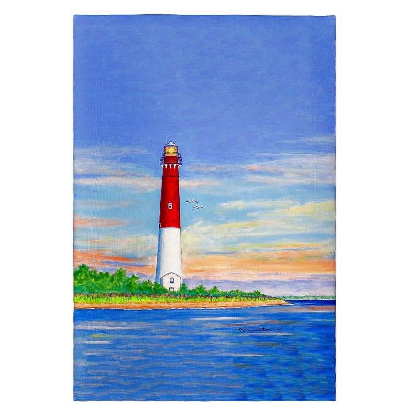 Picture of Betsy Drake GT181 Barnegat Lighthouse Guest Towel