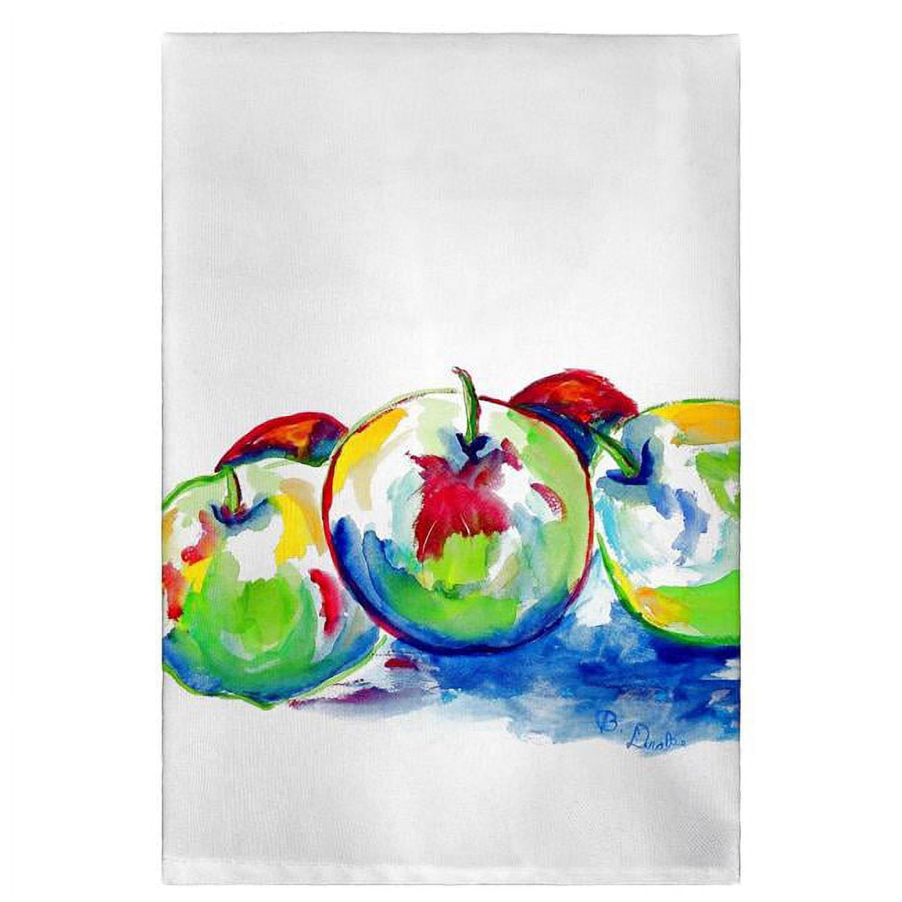 Picture of Betsy Drake GT818 Three Apples Guest Towel
