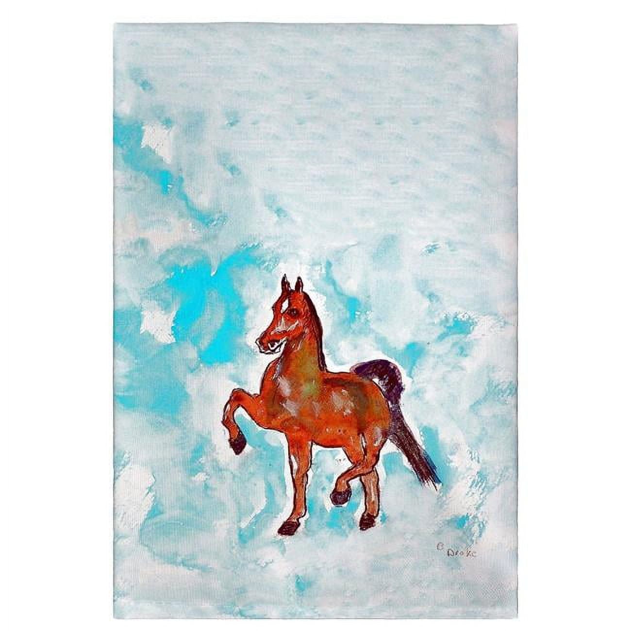 Picture of Betsy Drake GT943 Dancing Horse Guest Towel