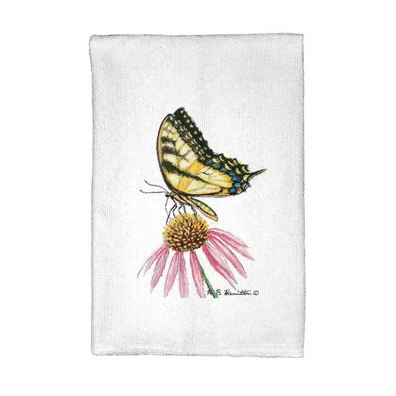 Picture of Betsy Drake KT051 Tiger Swallowtail Butterfly Kitchen Towel