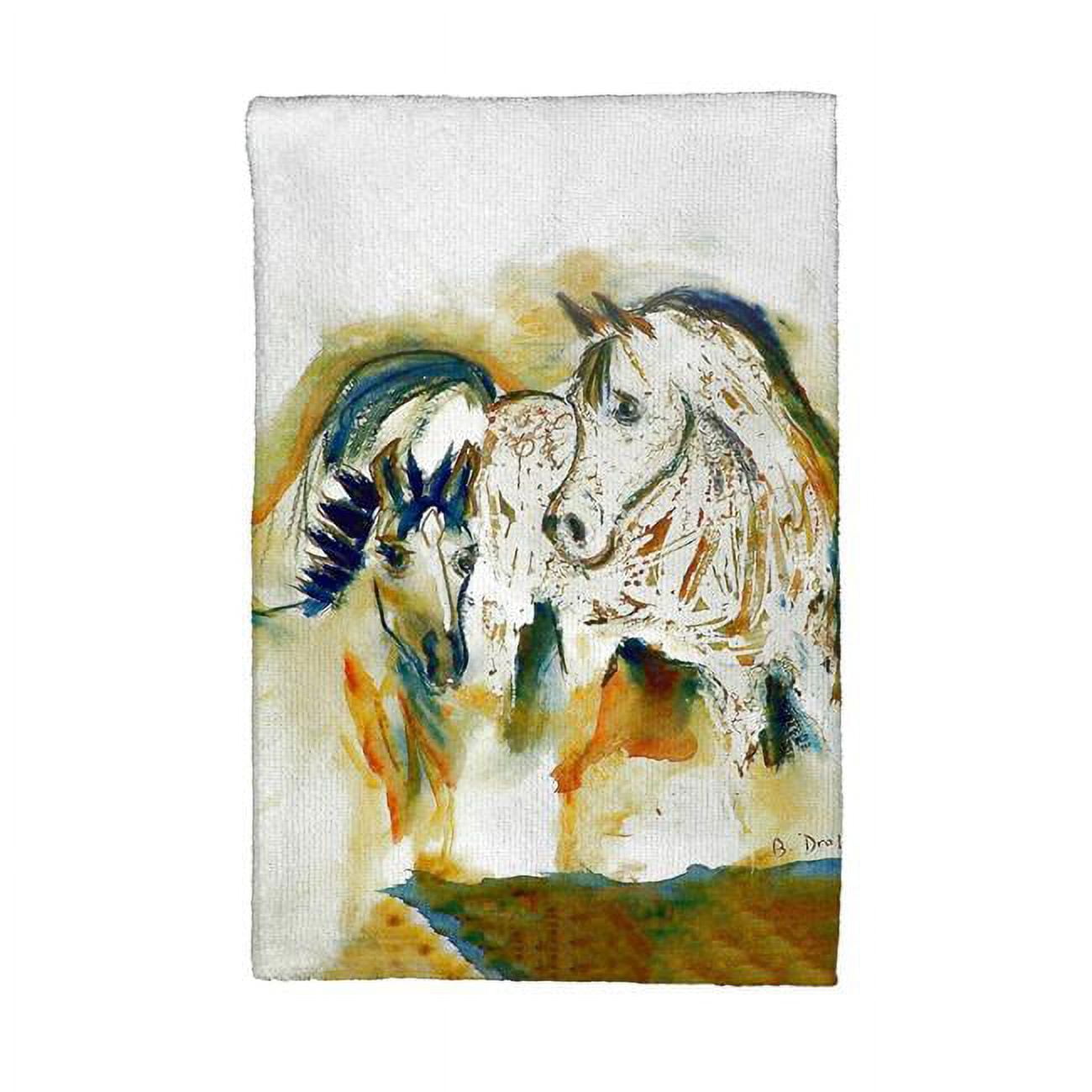 Picture of Betsy Drake KT058 Mare & Colt Kitchen Towel
