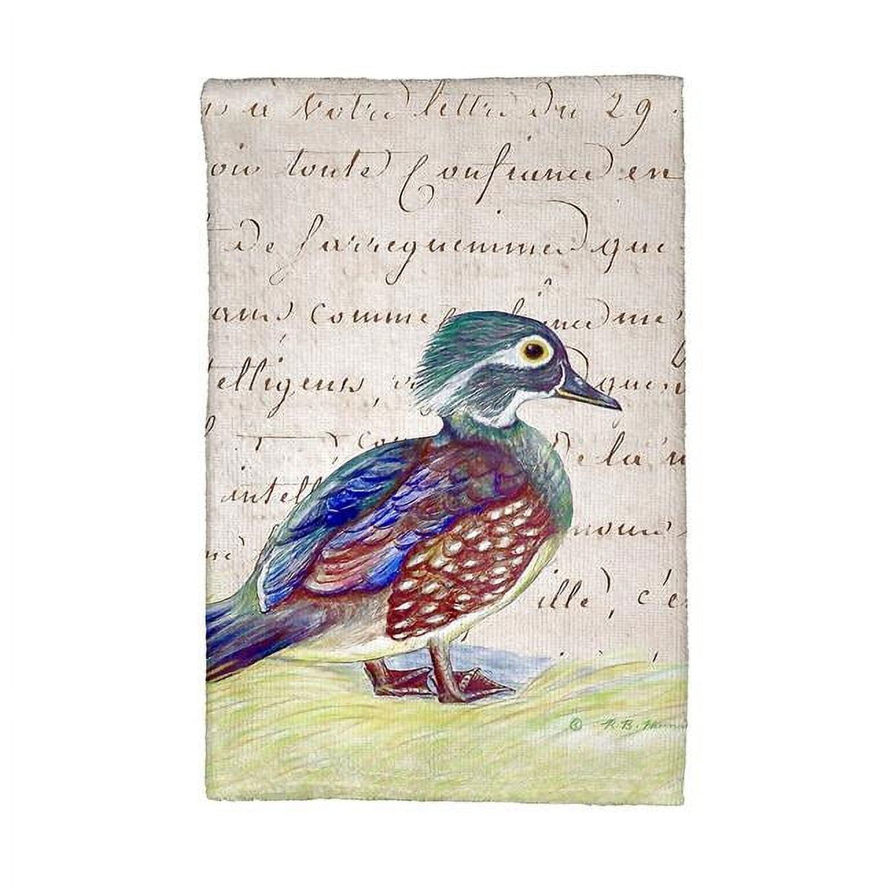 Picture of Betsy Drake KT149B Female Wood Duck Kitchen Towel